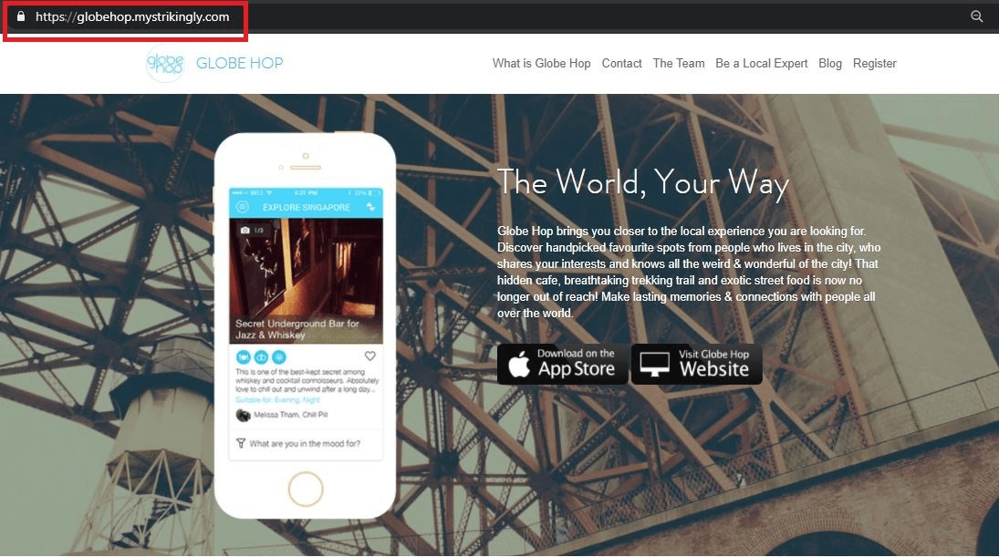 擁有ssl證書的網站範例一 擁有ssl證書的網站範例一